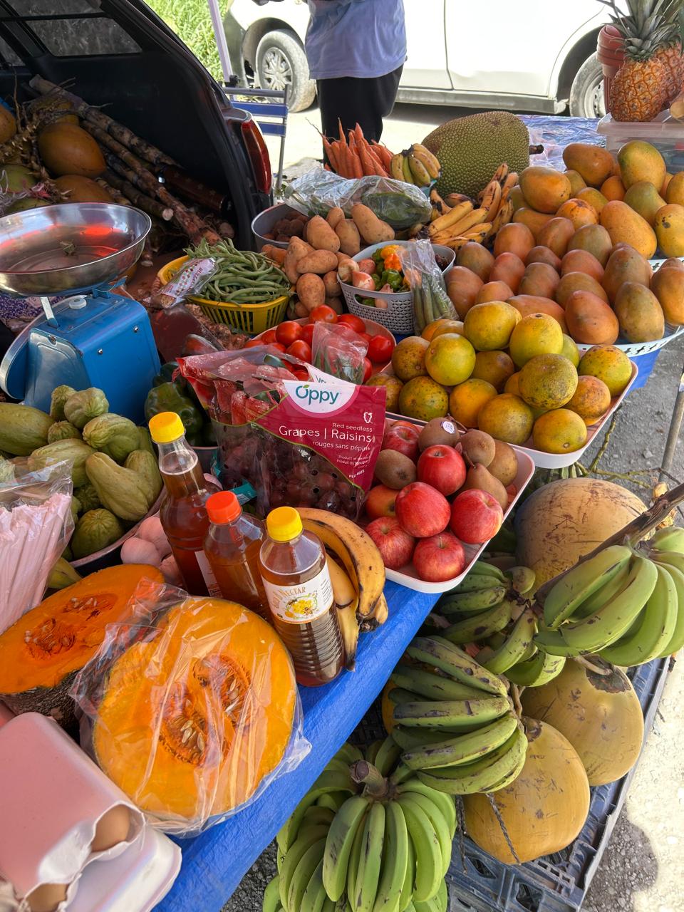 Fresh market produce